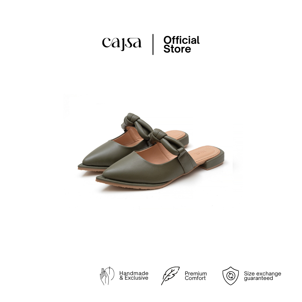 CAJSA | ARA OLIVE - MULES SANDAL
