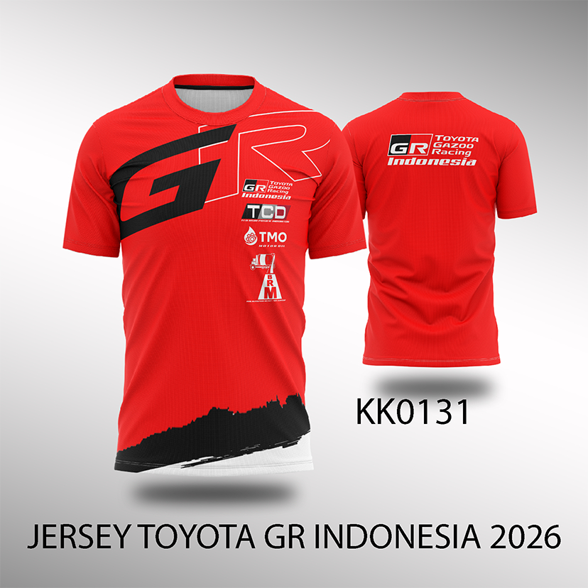 Kaos Jersey Toyota GR Racing Team indonesia