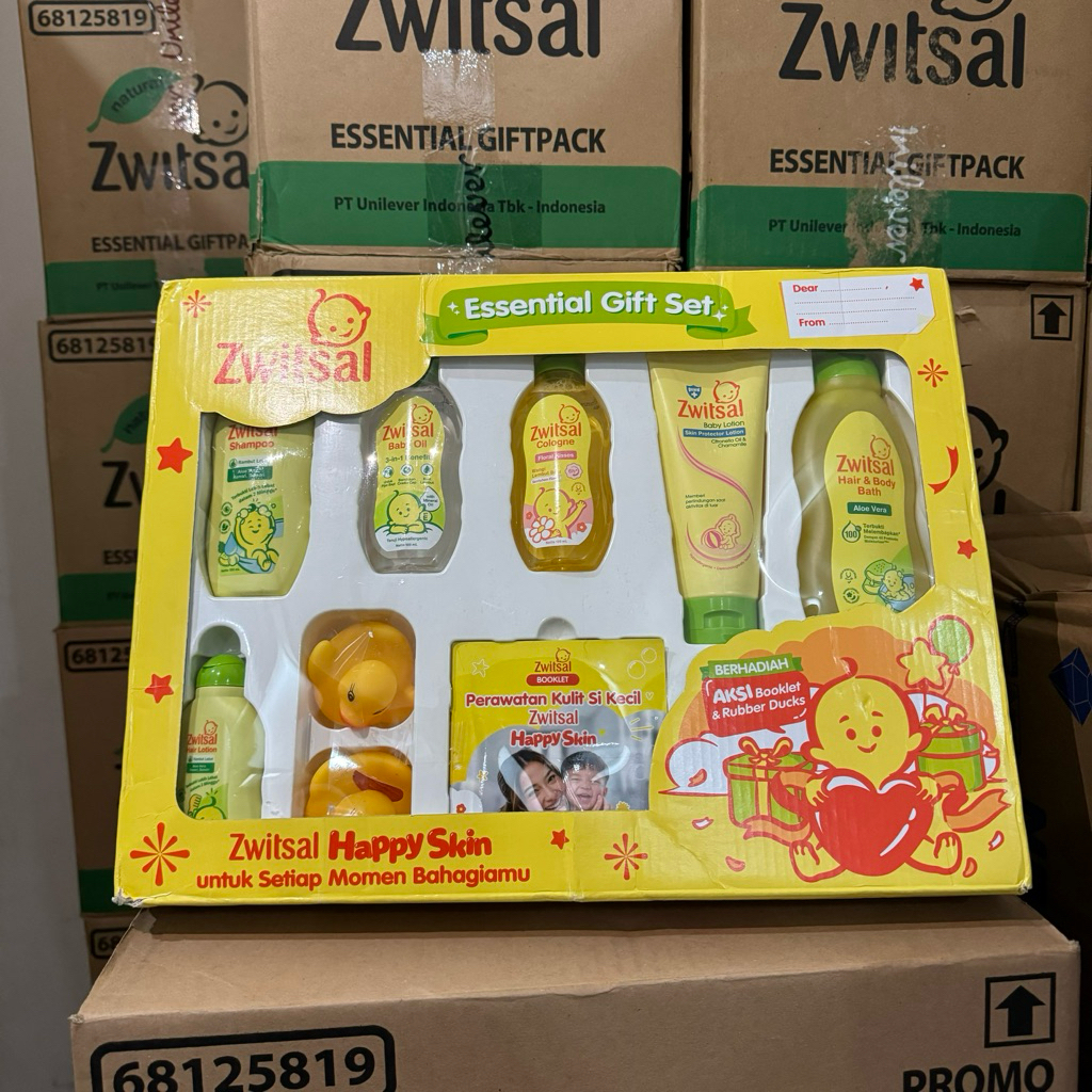 Zwitsal Esential Baby Gift Set Hampers Bayi Zwitsal Natural Paket Perlengkapan Bayi