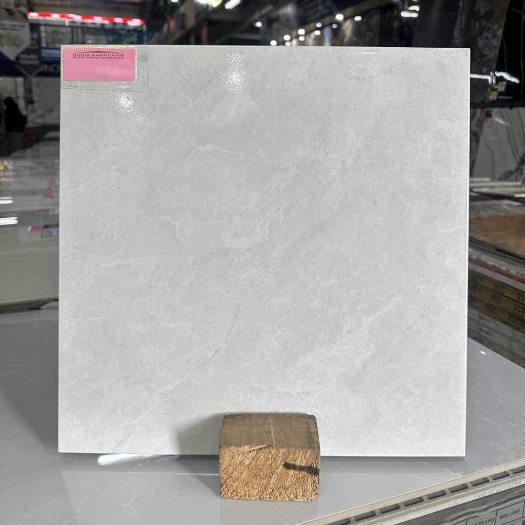 Keramik 40x40 Asia Tile Zigma Grey Keramik Lantai Glossy/ Keramik Lantai Motif Marmer Abu