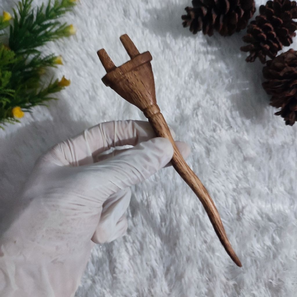 Tusuk konde handmade Dari kayu Jepit Rambut estetik Hiasan Rambut unik Hair pin Hair stick Hair acce