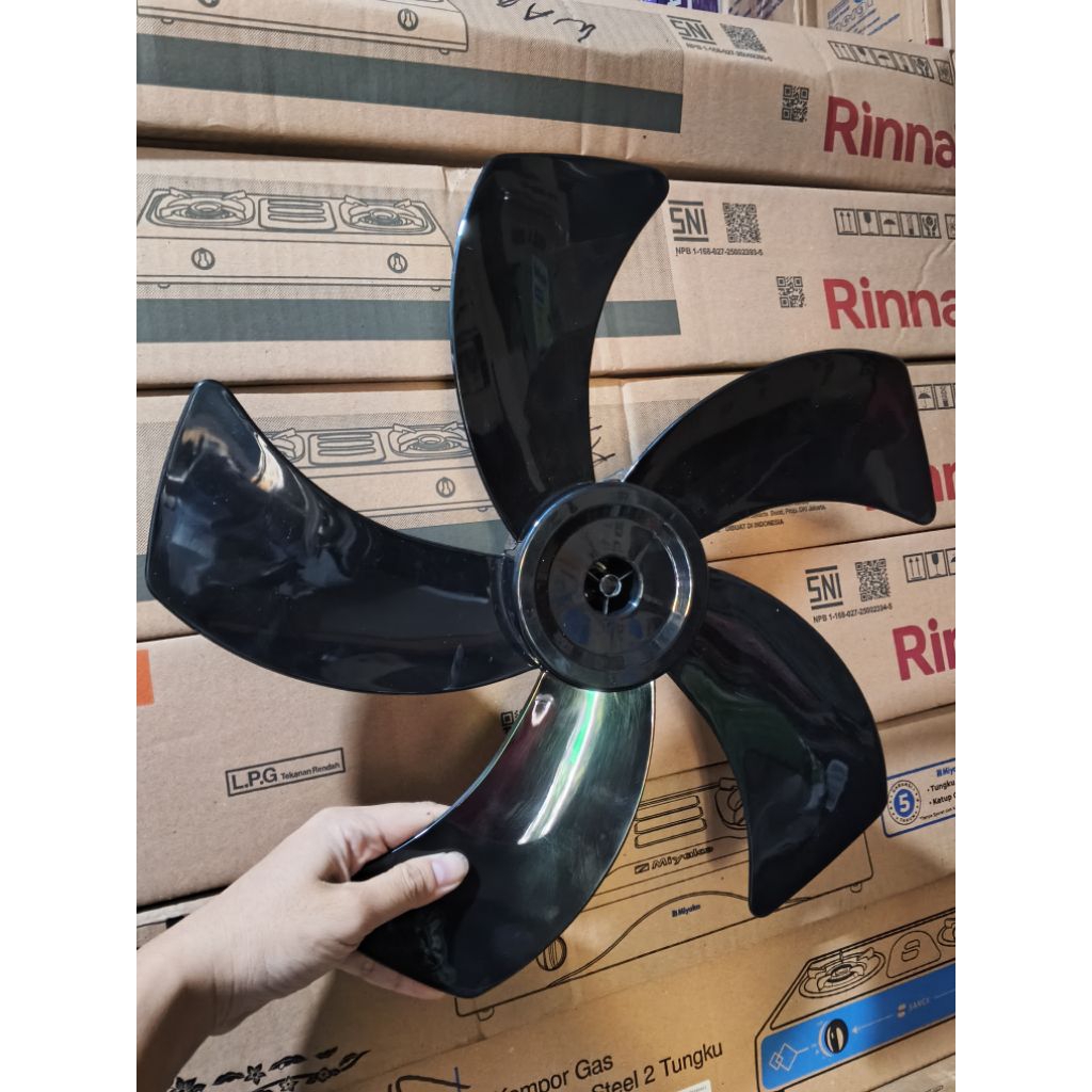 Baling baling Kipas angin 16inc merek Pisces model lama warna baru bahan. Mika