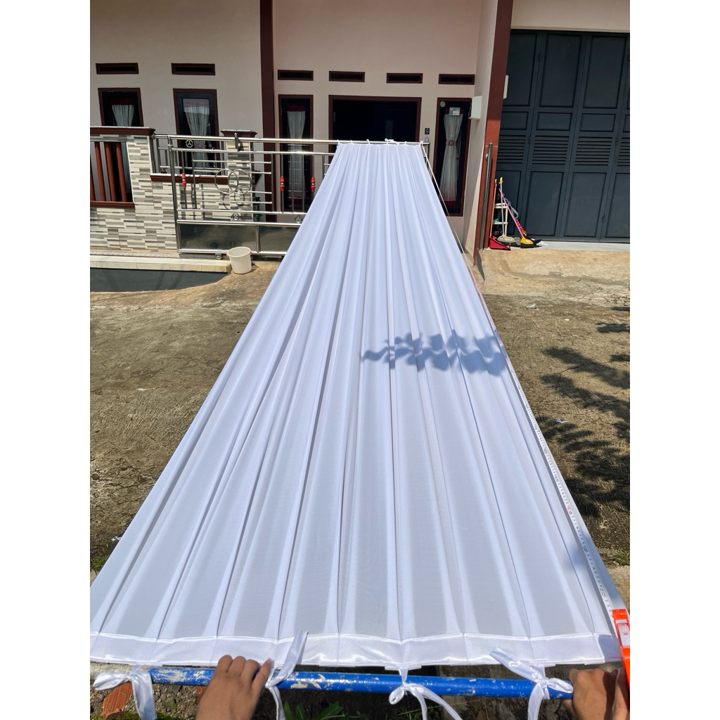 NEW DEKORASI TENDA PLAFON GARIS/SERUT