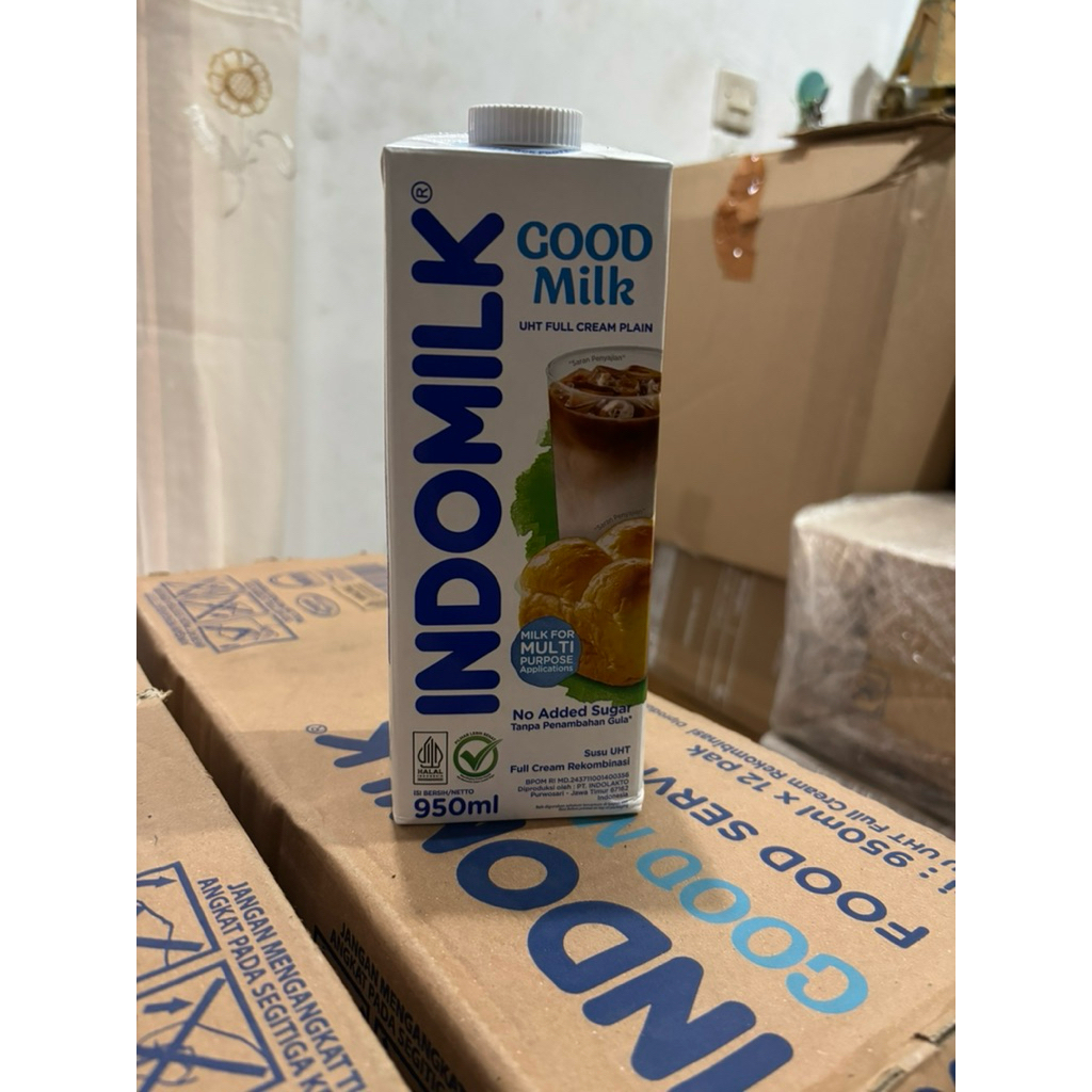 Indomilk UHT Full Cream 1 liter/dus @12pcs