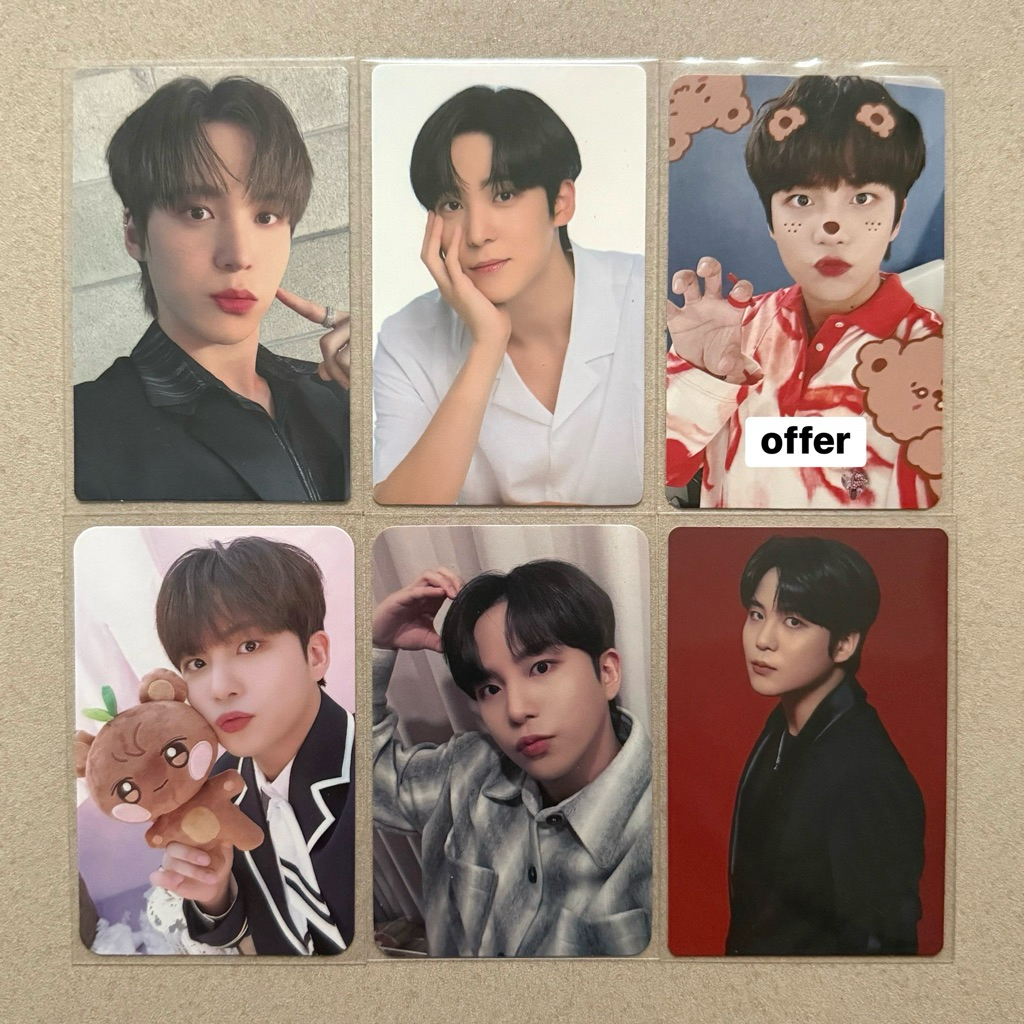 ateez yunho jongho pc photocard