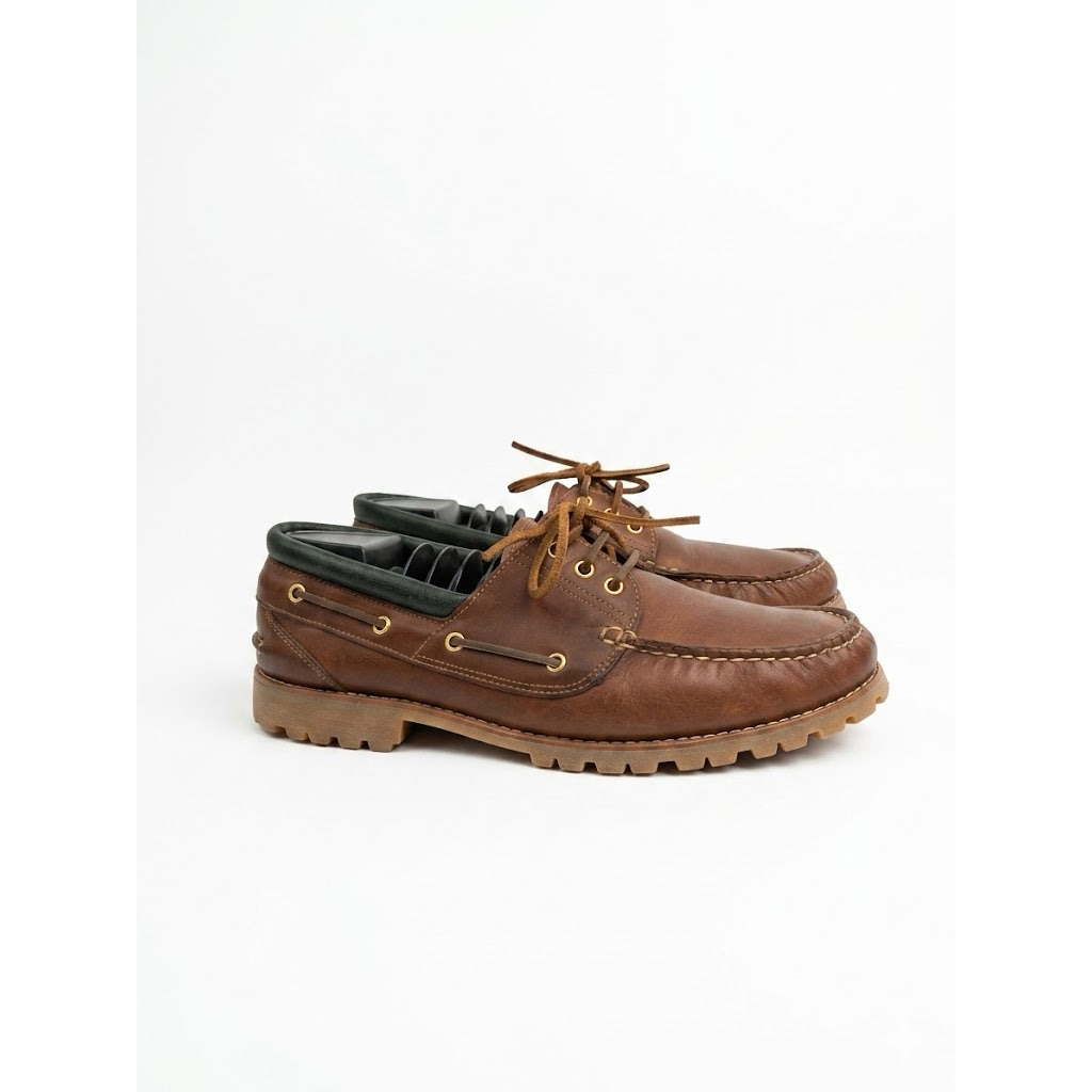 Boat shoe by Landrover size 27.5EE / 43.5-44 second bekas like new not timberland sperry andre antho