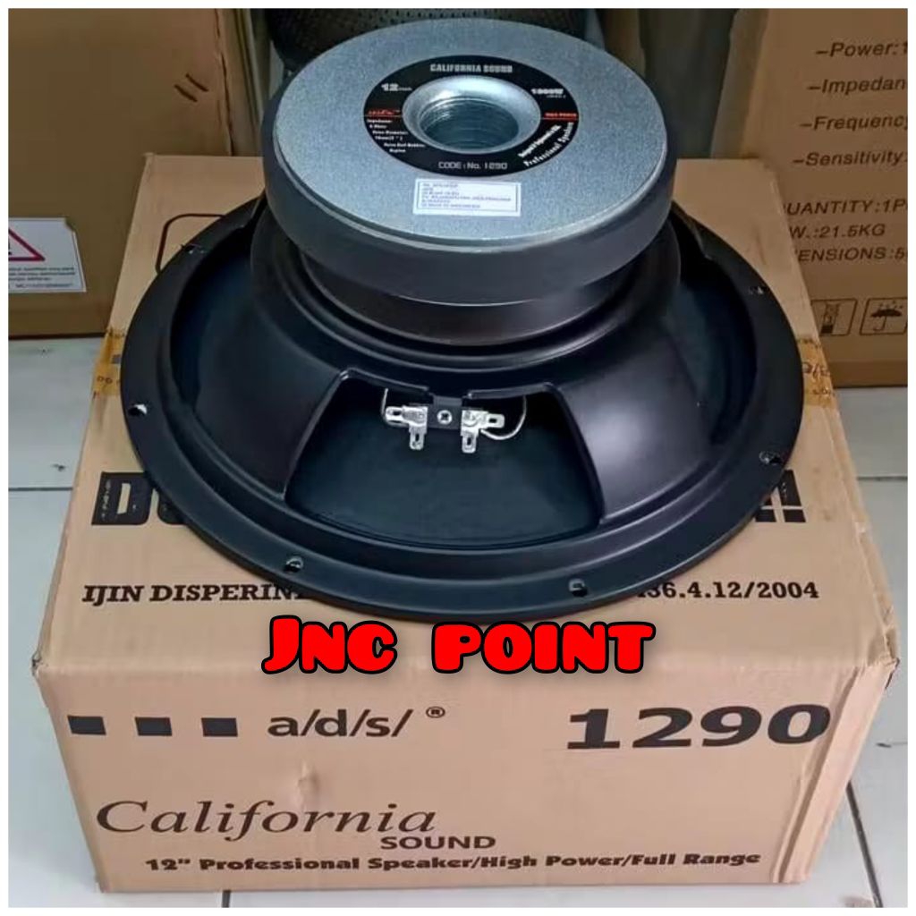Speaker ADS 1290 California 12inch full range / Speaker ADS 1290 12inch Original