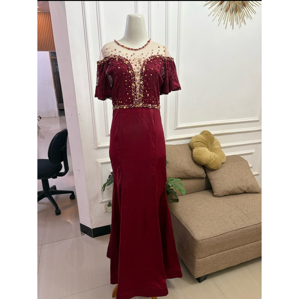 gaun nyanyi preloved