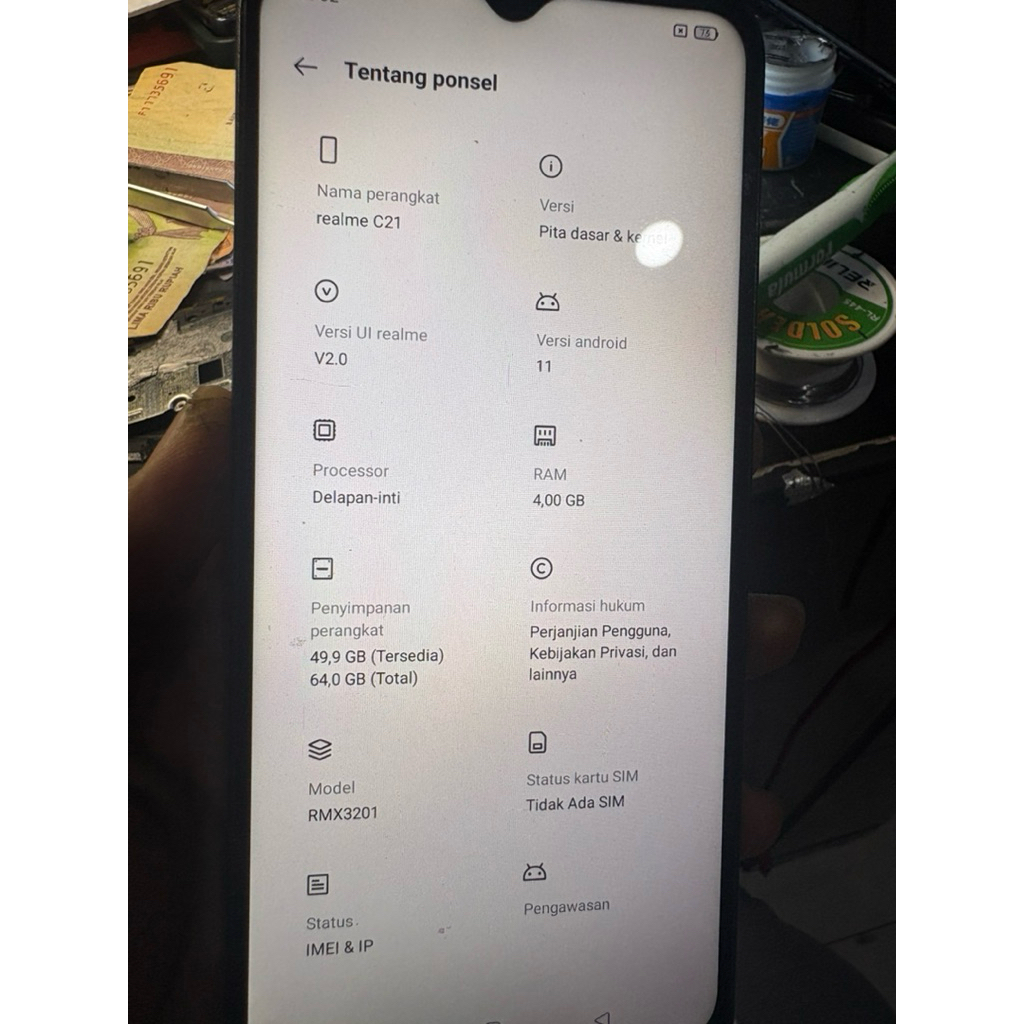 Mesin Realme C21 4/64
