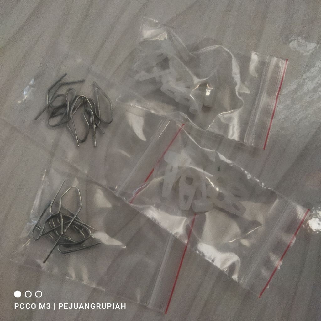 Roda gorden plus kawat s per 6 pcs alat gorden kotak/batang balok