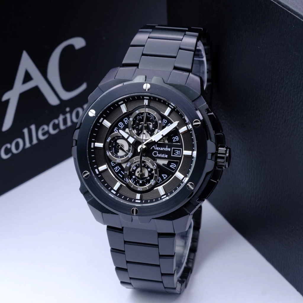JAM TANGAN PRIA ALEXANDRE CHRISTIE AC6692 / AC 6692 FASHION ORIGINAL GARANSI RESMI 1TAHUN