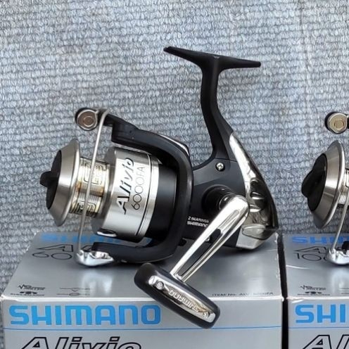 PROMO TERBATAS Reel Spinning Shimano Alivio 6000 10000 FA fishing reel High quality TERBARU ORIGINAL