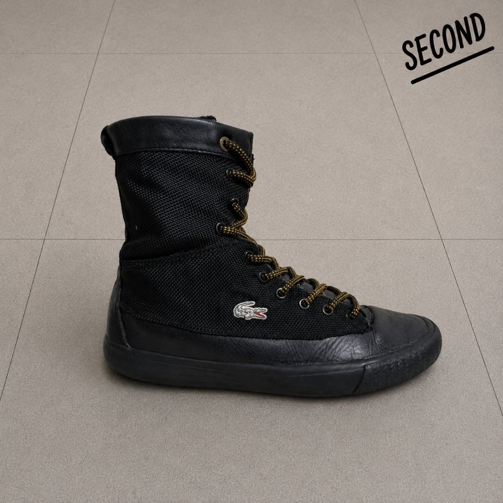 Boots Pria Lacoste Full Black – Size 42,5 – Preloved