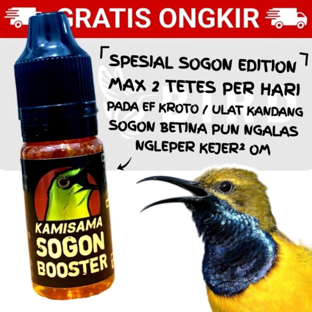 Kamisama Sogon Booster Vitamin Burung Sogon Multivitamin ATP Adenosine Triphosphate