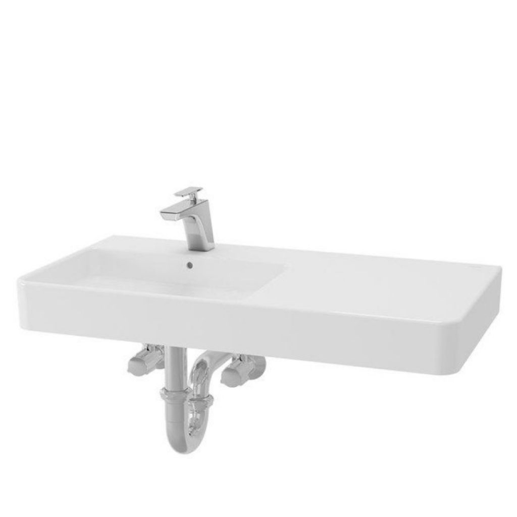 Wastafel TOTO LW954CJL Wall Hung Lavatory 1 Tap Wastafel Gantung Dinding Size : 900x460 mm