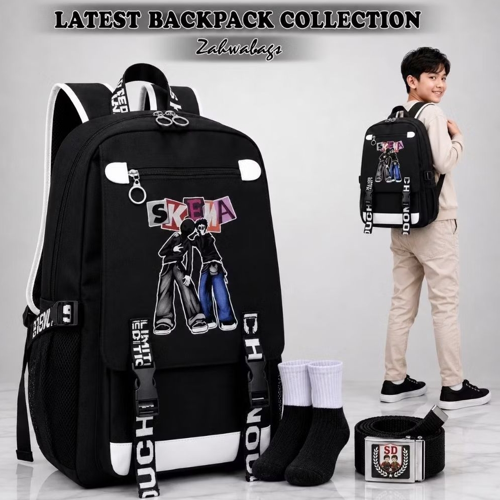 ZB _ Tas Anak Tas Sekolah laki-laki - tas kalcer skena -backpack skena - Tas Ransel Anak SD 1-4