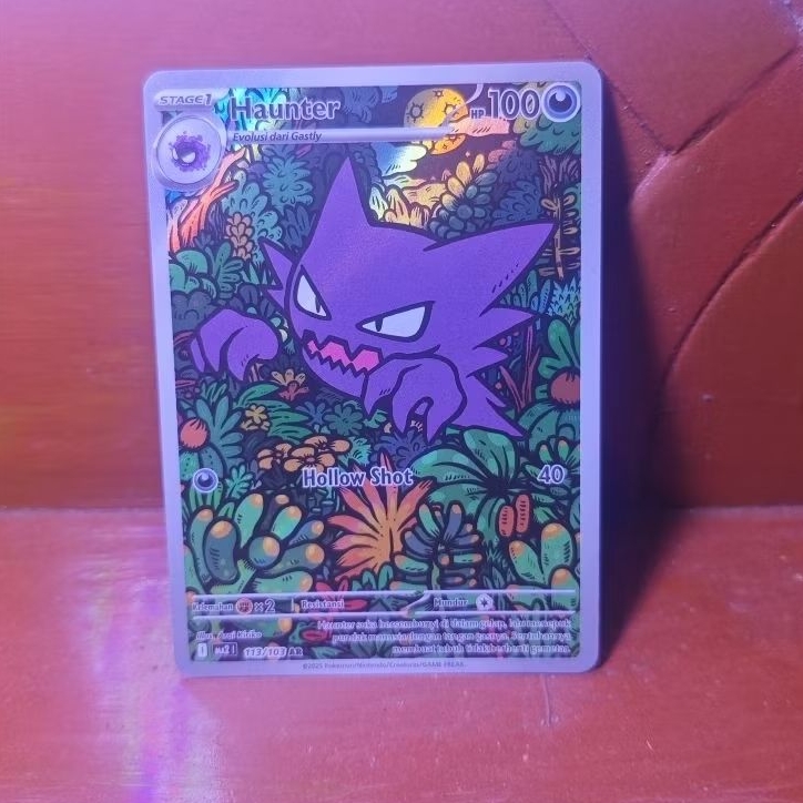 haunter ex ar tcg pokemon indonesia