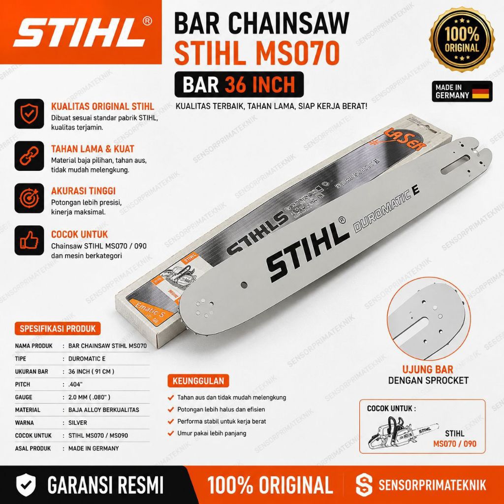 Bar Chainsaw Stihl ms070 bar36 inch