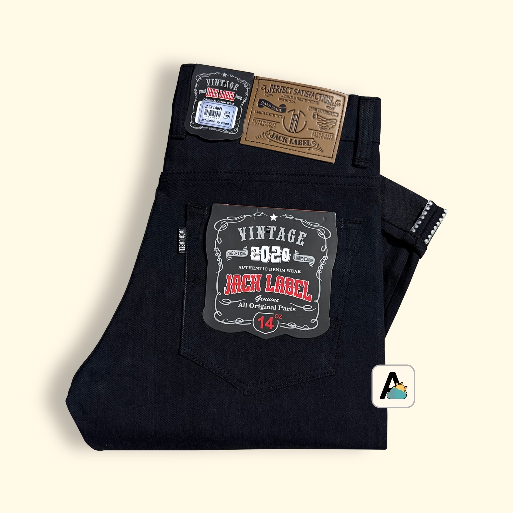 JACK LABEL - Strech Denim 14oz Selvedge Accent Shell stitch