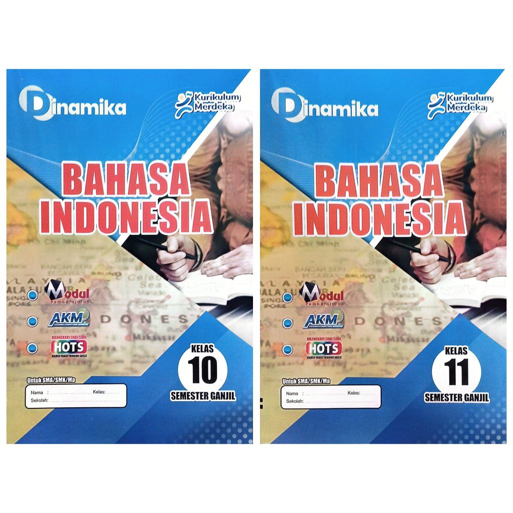 LKS SMA SMK BAHASA INDONESIA KELAS 10 11 SEMESTER 1 GANJIL TA. 2026/2027 KURIKULUM MERDEKA | DINAMIK