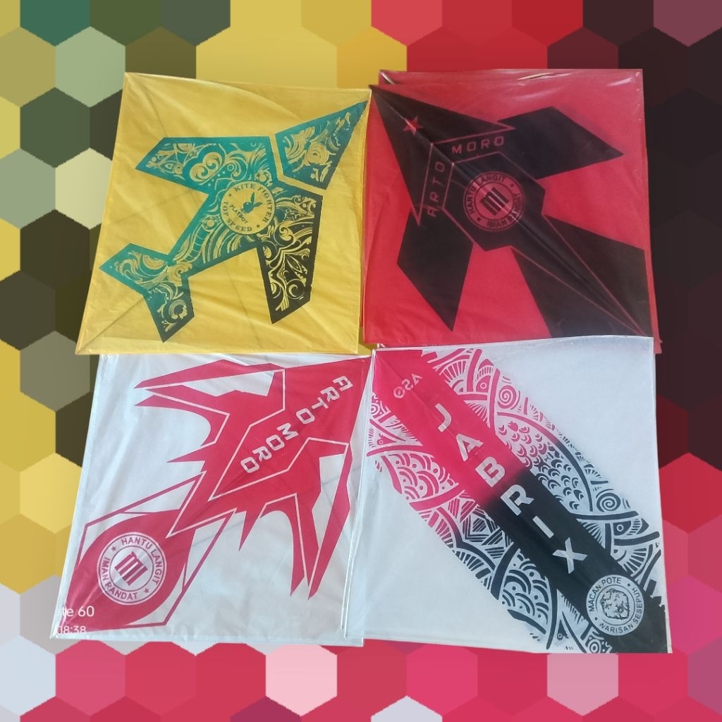 GROSIR LAYANGAN SUKHOI ISI 100PCS LAYANGAN STANDART SUKHOI LAYANGAN KERTAS MINYAK MOTIF SABLON