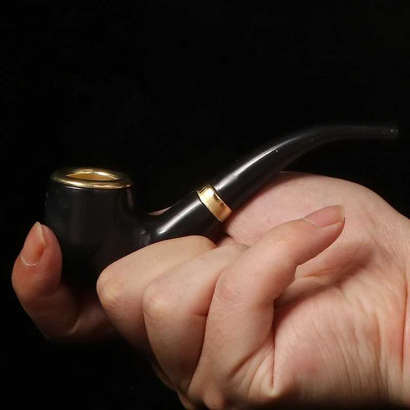 Jodel Pipa Rokok Tembakau Cangklong Tobacco Pipe Resin Washable Filter - ZF909