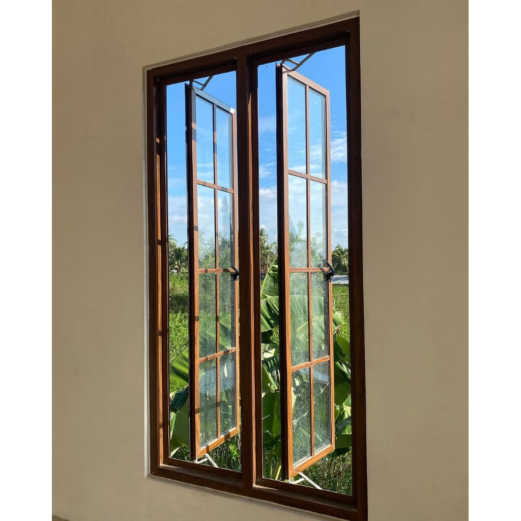 Custom Pintu Jendela Aluminium Serat Kayu Minimalis Modern | Casement & Sliding Window Start 1.700.0