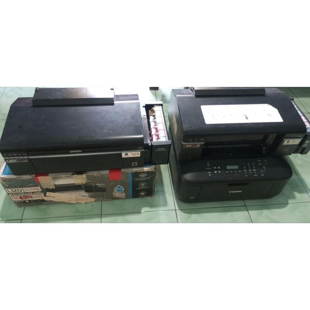 Printer Bekas | Epson L850 L800 L121 Canon MX397 | Cocok Pakai / Servis / Sparepart