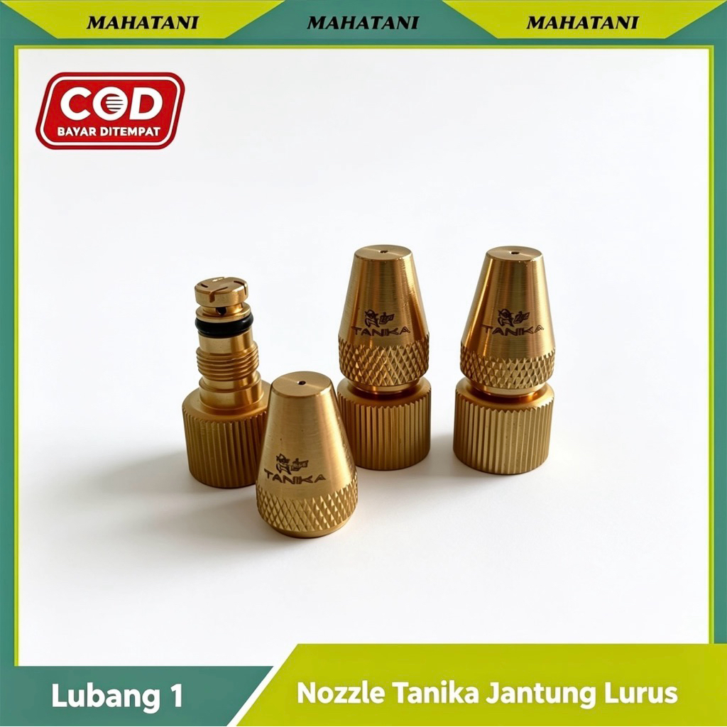 Nozzle Tanika Jantung Lubang 1 Lurus – Untuk Sprayer Elektrik & Manual