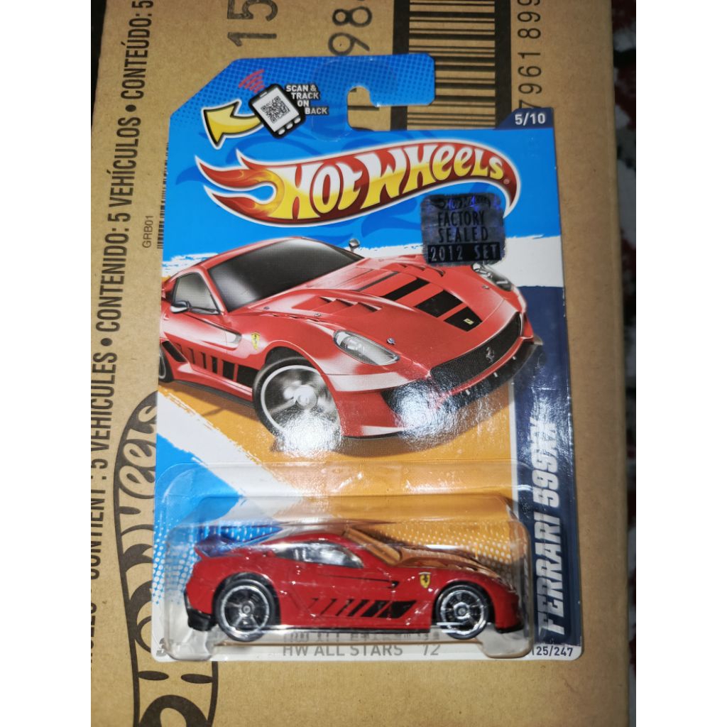 hot wheels Ferrari 599xx Red