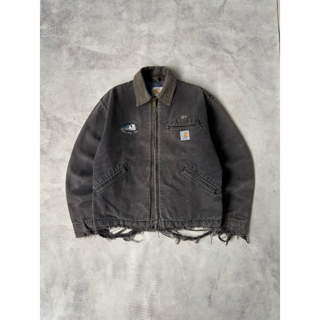 vintage carhartt detroid jacket JB105 size M