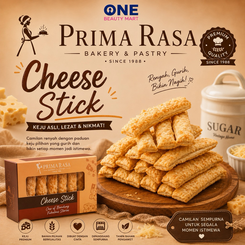 CHEESE STICK Prima Rasa Bakery Cake Bandung | Kue Pastry CheeSe Stik Brownies PrimaRasa Oleh Khas Bd
