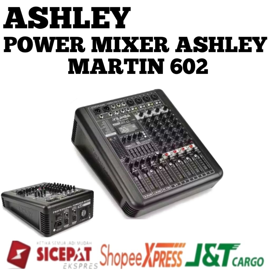 Power Mixer Ashley Martin602 Original Power Mixer 6 Channel Ashley Martin602