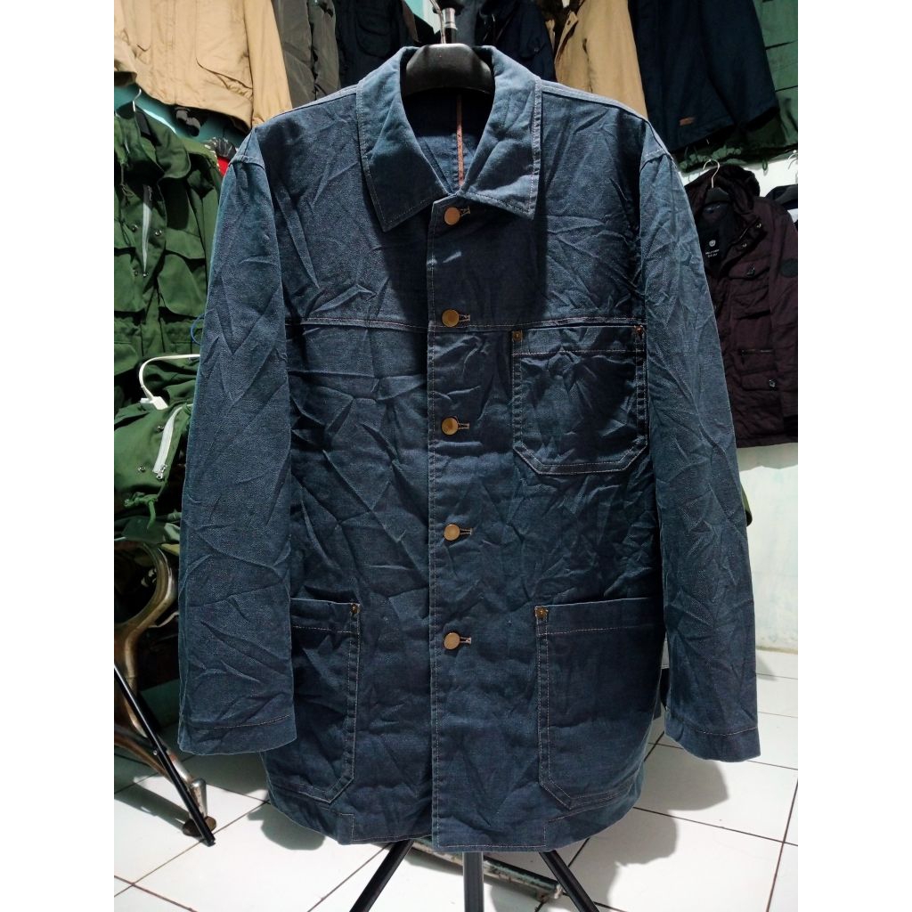 CROCODILE Vintage Canvas Chore Jacket 5 Pocket