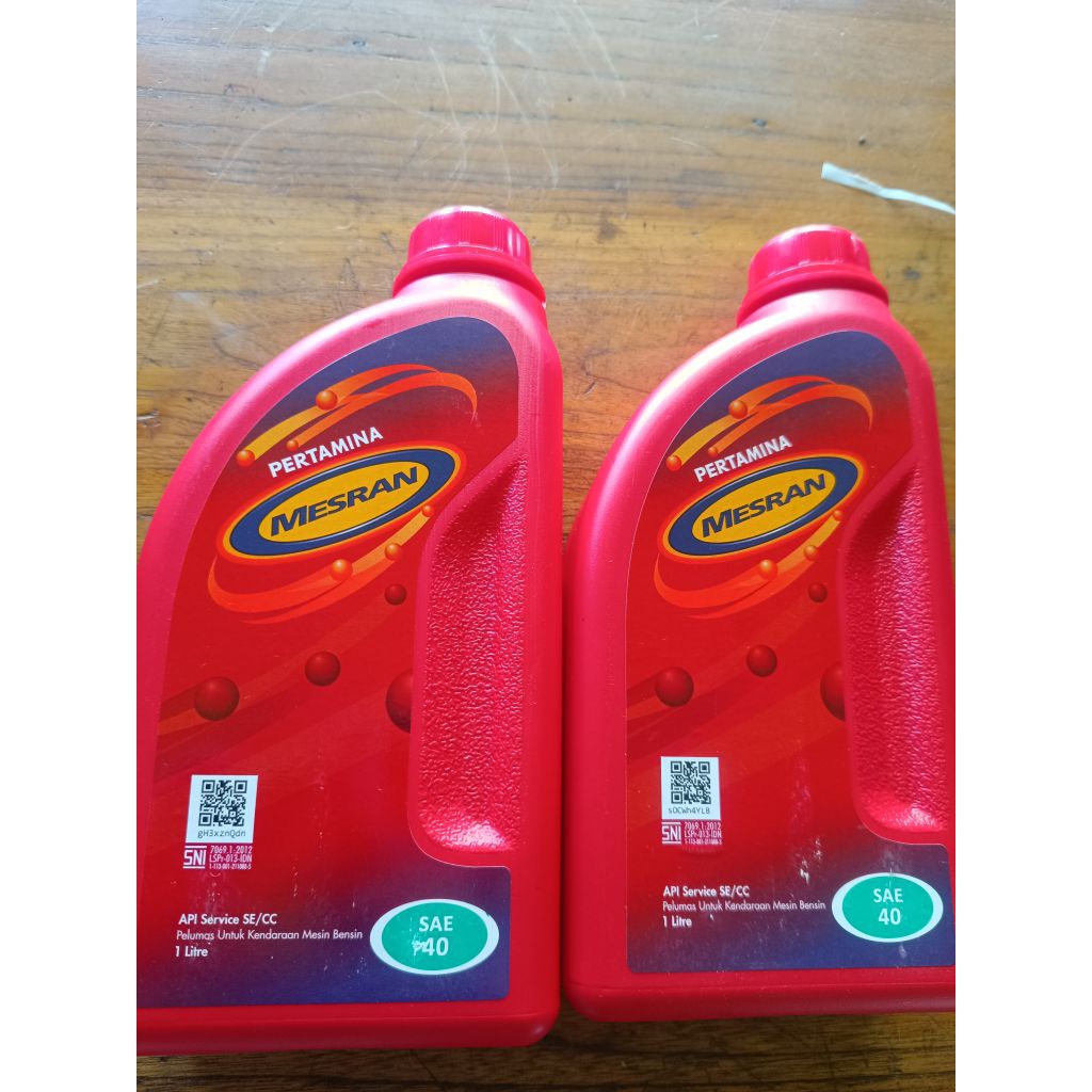 OLI MESRAN SAE40 1 LITER.MESRAN PERTAMINA