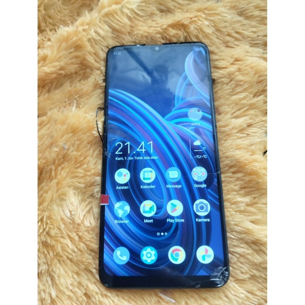 frame lcd touchscreen ZTE Blade A53 Pro minus