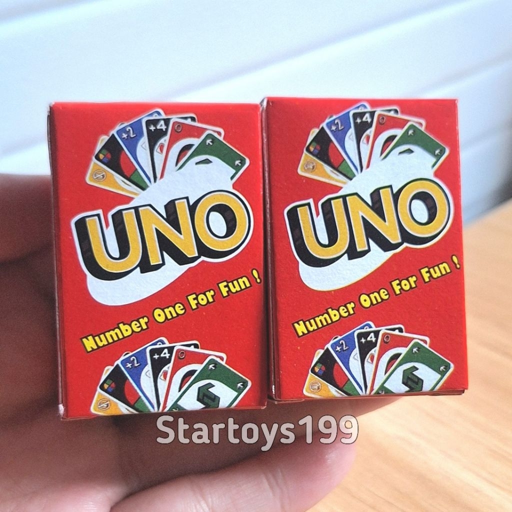 mainan kartu UNO merah mini / UNO mini / UNO card / kartu uno