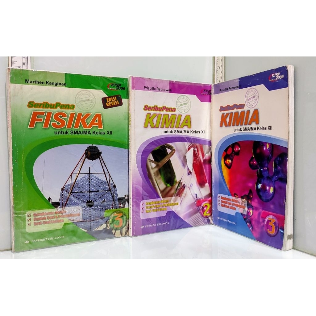 SeribuPena FISIKA, KIMIA, MATEMATIKA SMA Kelas X XI XII Marthen Kanginan