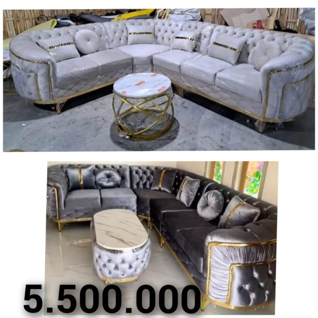 SOFA TURKI SUDUT + MEJA