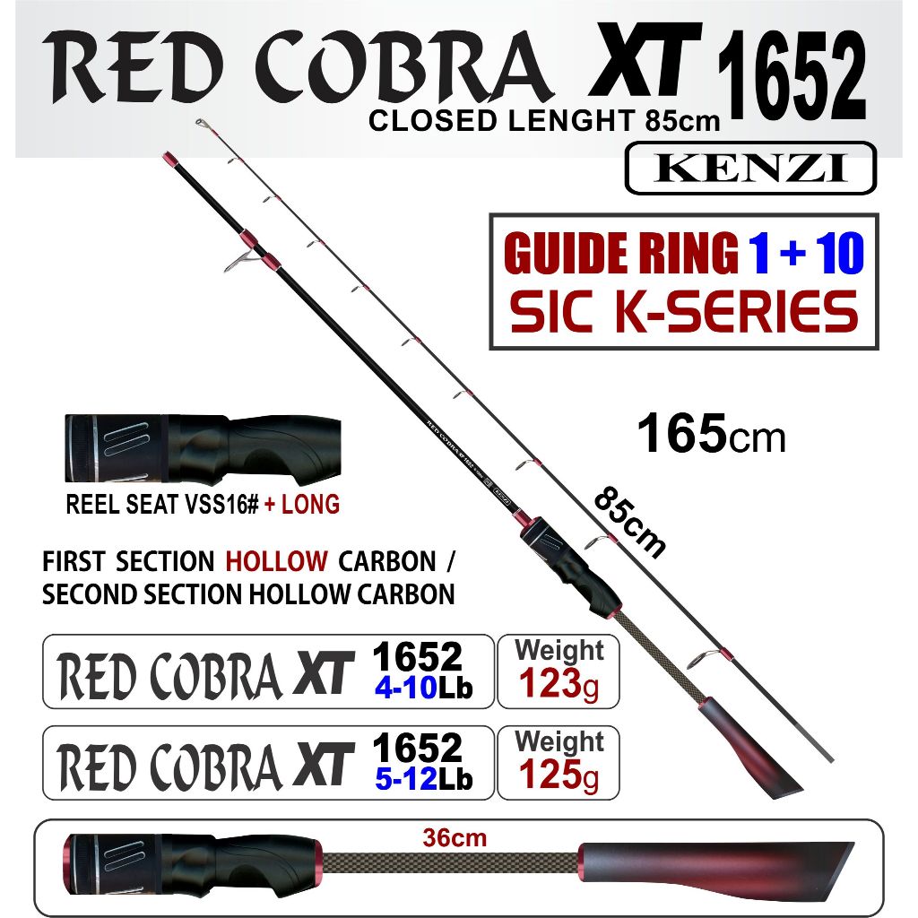 JORAN KENZI RED COBRA XT 165 CM