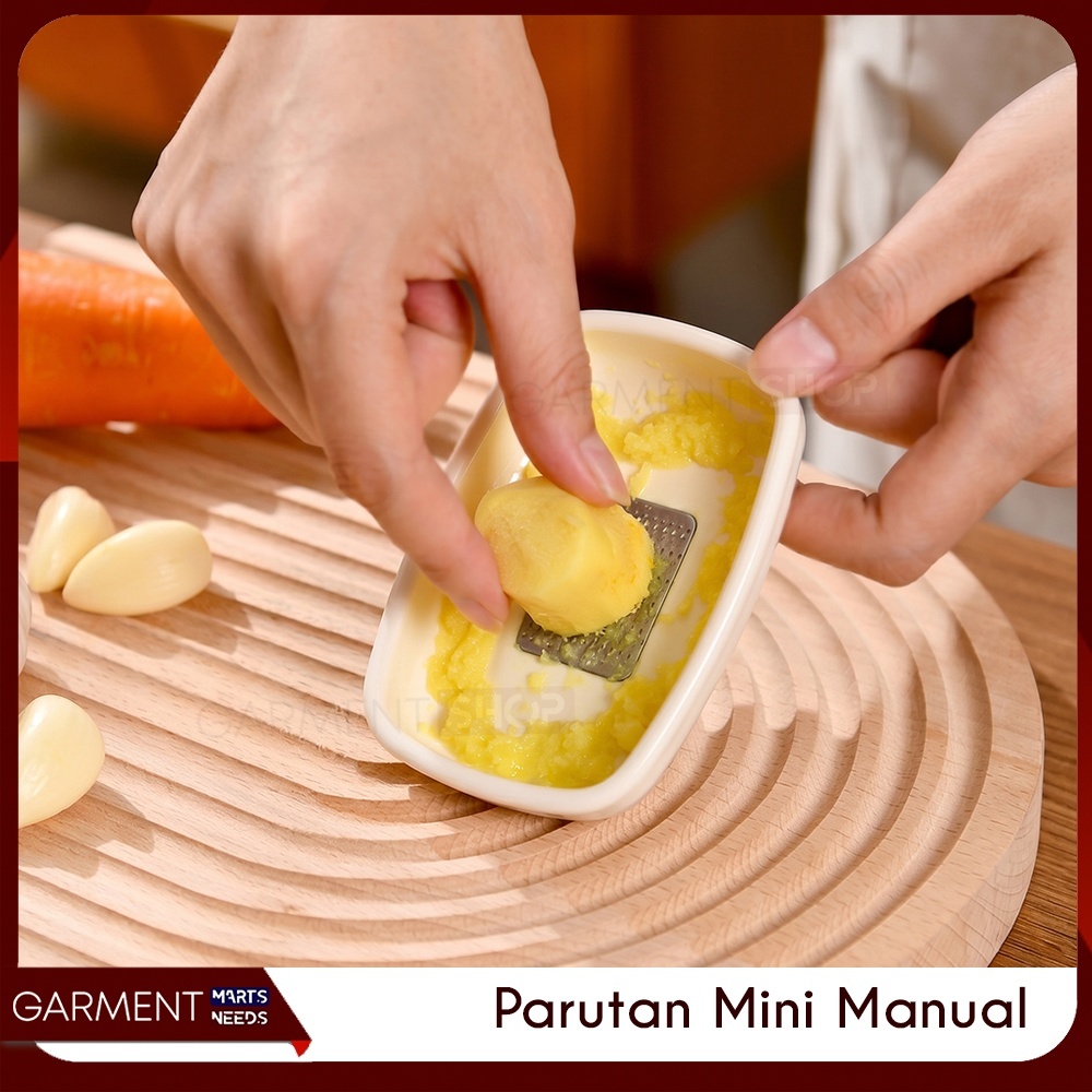 Parutan Bumbu Manual Mini Alat Penghalus Bawang Timun Wortel Keju Mpasi Perlengkapan Memasak Praktis