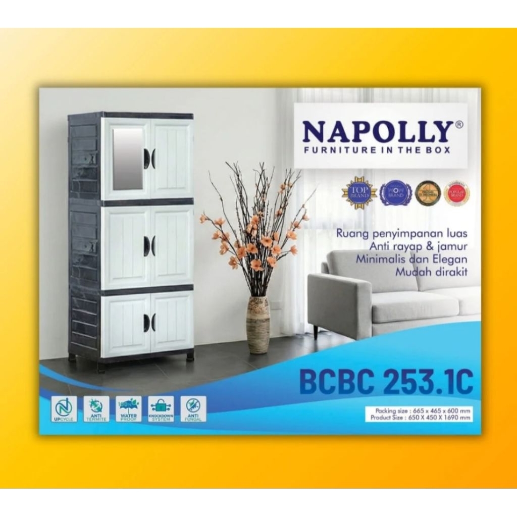 LEMARI NAPOLLY 5SUSUN BCBC 253