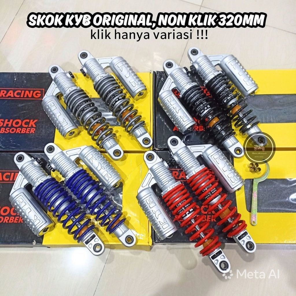 SKOK KYB ORI NON KLIK 320MM SHOCK KAYABA ORIGINAL DUS KUNING