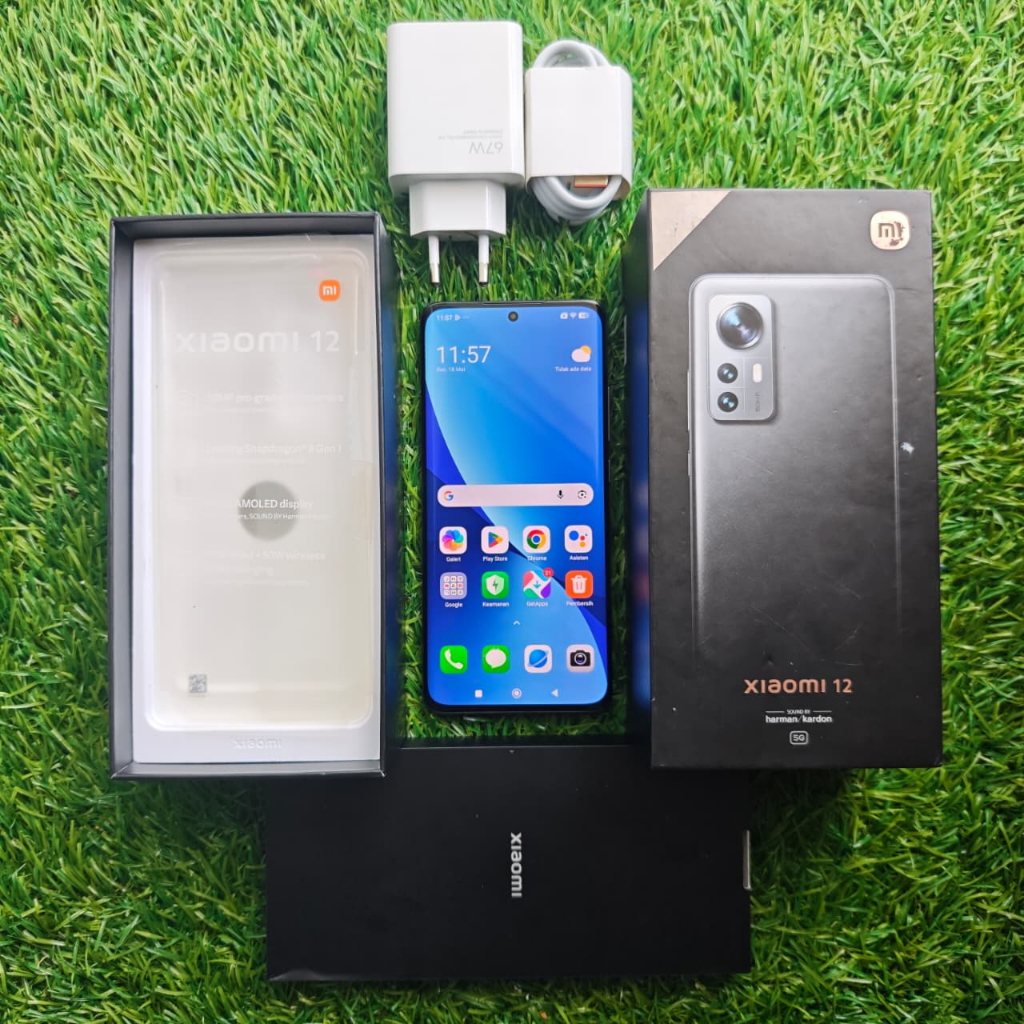 XIAOMI MI 12 SECOND 8/256GB HP SECOND HP SEKEN HP BEKAS HP MURAH