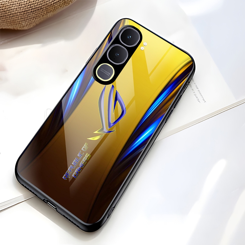 CL Softcase Glass For Vivo Y21D - Case Glass Vivo Y21D - Casing Kaca Y21D Terbaru - Casing Murah Viv