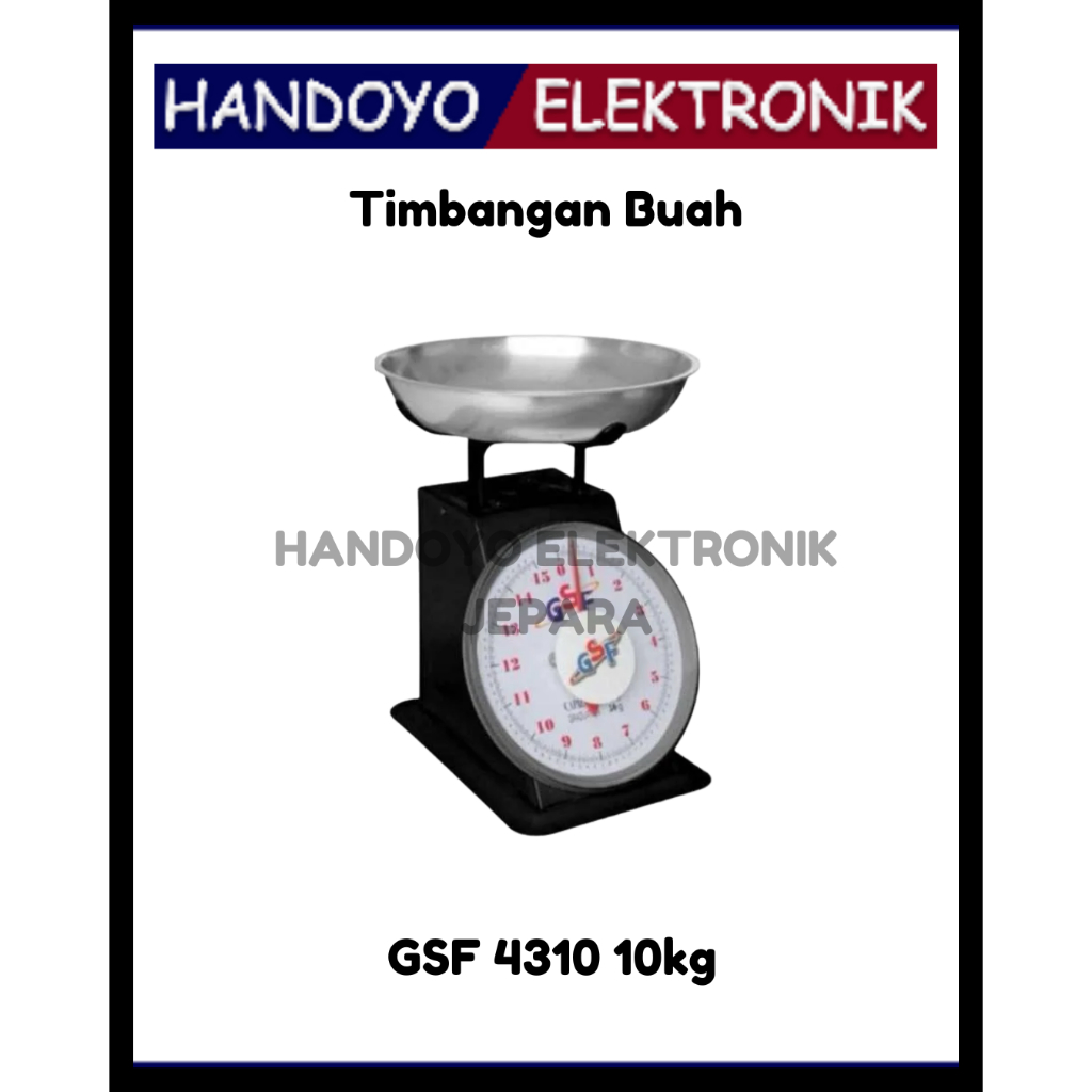 Handoyo Elektronik Timbangan Buah GSF 4310 Kapasitas 10kg