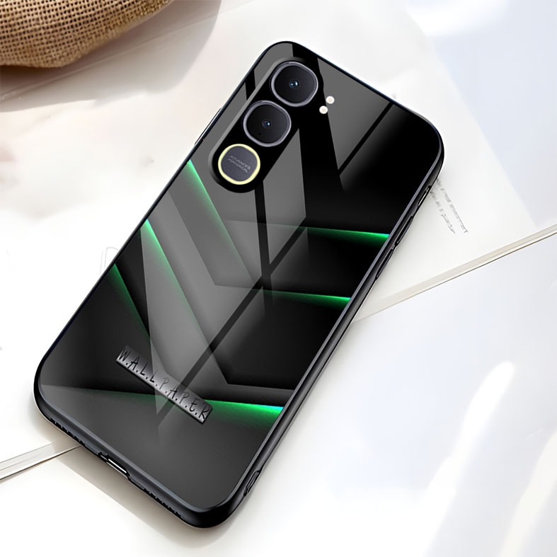 CL Softcase Glass For Vivo Y21D - Case Glass Vivo Y21D - Casing Kaca Y21D Terbaru - Casing Murah Viv