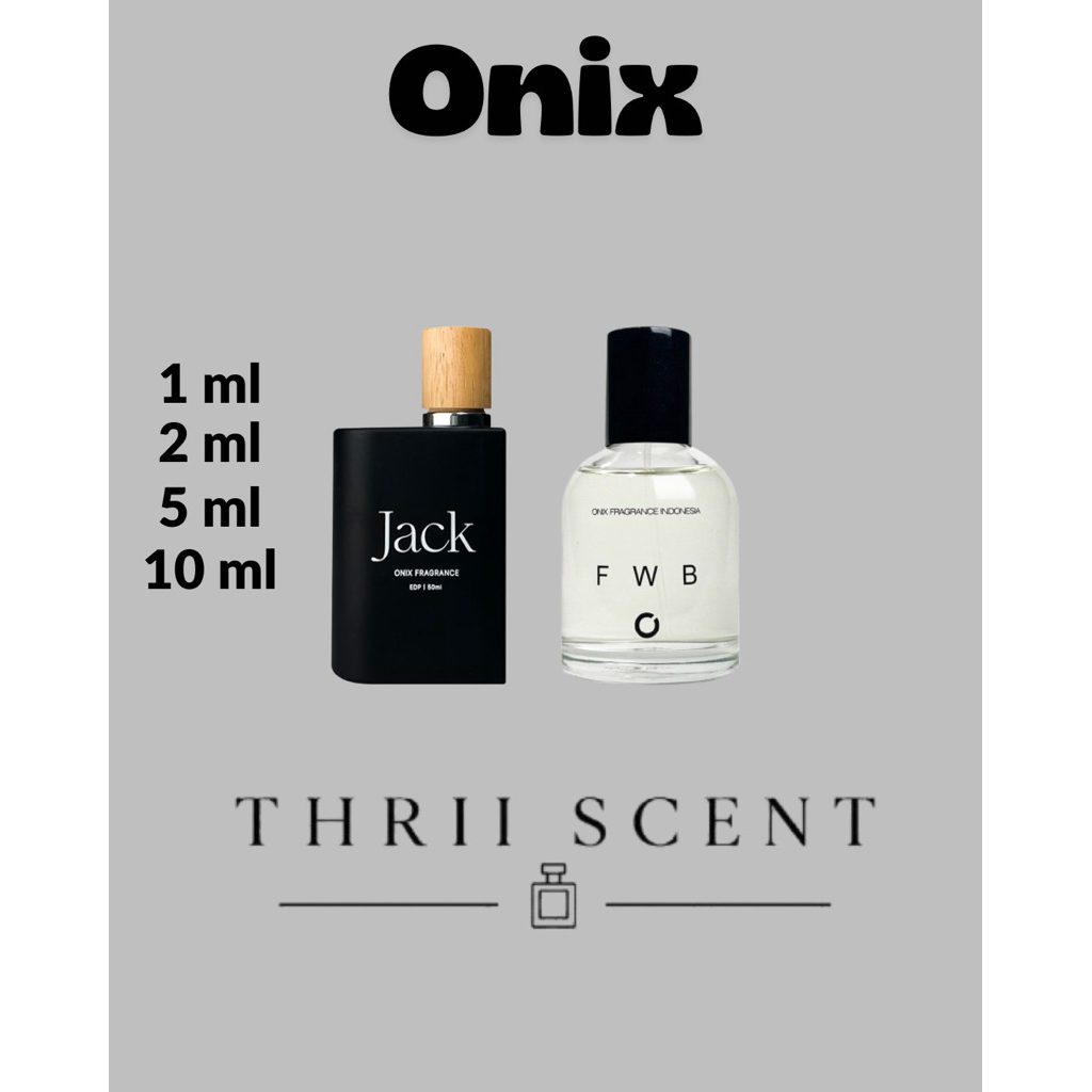 DECANT PARFUM ONIX ORIGINAL JACK FWB TRAVEL SIZE SHARE IN JAR