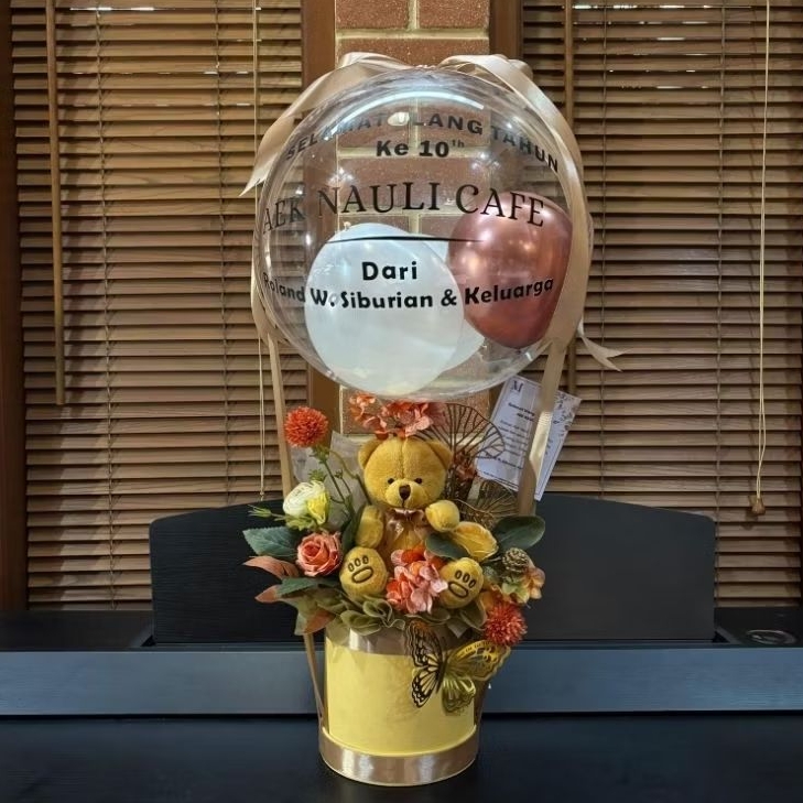 Buket Balon Bunga / Buket Balon Boneka / Buket Graduation Anniversary Buka Toko Congratulation