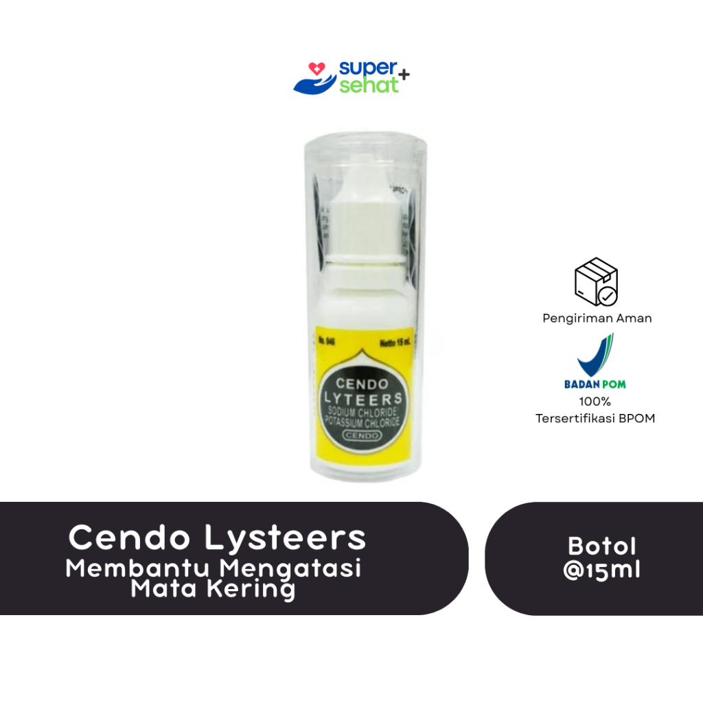 Obat Tetes Mata Cendo Lyteers 15ml - Mengobati Mata Kering